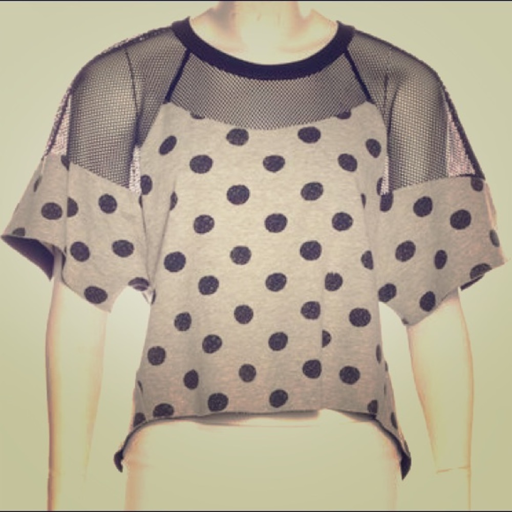 Robert Rodriguez BATIK Dot Mesh Top sz S $295 - Picture 4 of 8